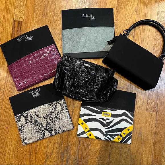 Miche Handbags - LOT of 6 pcs Miche Classic Base Bag Purse and 5 Shell Covers